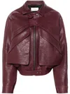 MAGDA BUTRYM CROPPED LEATHER JACKET