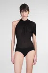 Magda Butrym Bosysuit 04 Body In Black Polyamide Polyester In Black