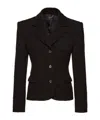 Magda Butrym Bouclé Blazer In Black