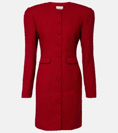 Magda Butrym Thirty Five Dress Structured Silhouette Pockets In Red