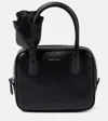 Magda Butrym Brigette Floral-appliqué Leather Tote Bag In Black
