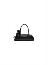 Magda Butrym Floral Detail Shoulder Bag With Top Handle In Black