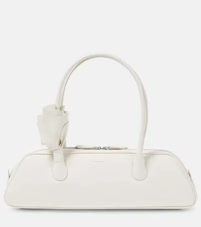 MAGDA BUTRYM BRIGITTE FLORAL-APPLIQUÉ LEATHER SHOULDER BAG