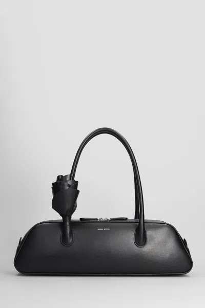Magda Butrym Brigitte Hand Bag In Black Leather