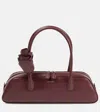 Magda Butrym Brigitte Leather Shoulder Bag In Burgundy