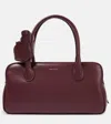 Magda Butrym Brigitte Leather Tote Bag In Burgundy