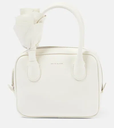 Magda Butrym Brigitte Small Leather Tote Bag In White