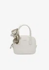 Magda Butrym Brigitte Square Leather Top Handle Bag In Cream