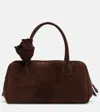 Magda Butrym Brigitte Suede Tote Bag In Brown