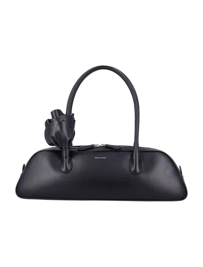 Magda Butrym Brigitte Trapeze Shoulder Bag In Black