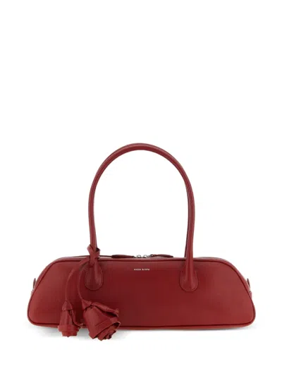 Magda Butrym Brigitte Trapeze Leather Tote Bag In Blue