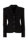 Magda Butrym Brown Boucle Blazer