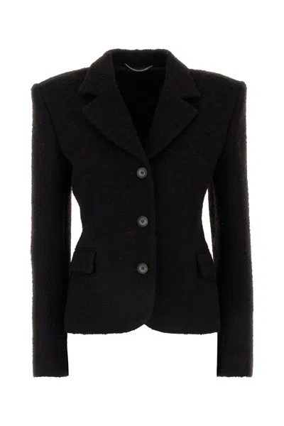 MAGDA BUTRYM BROWN BOUCLE BLAZER