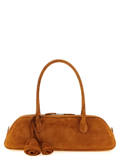 Magda Butrym Brown Calfskin Shoulder Women's Bag