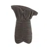 Magda Butrym Sculptural One-shoulder Mini Dress With Rose Petal Detail In Gray