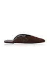 Magda Butrym Brown Crochet Mules