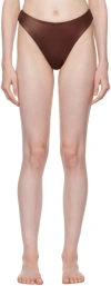 Magda Butrym High-rise Bikini Swimsuit In Brown