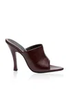Magda Butrym Burgundy Mules In Brown