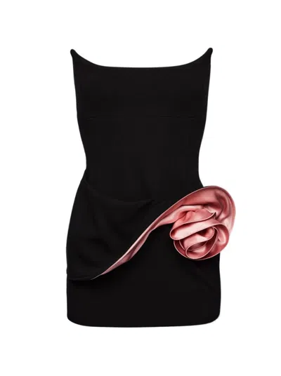 MAGDA BUTRYM MAGDA BUTRYM BUSTIER MINI DRESS BLACK