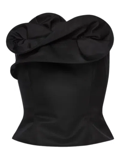 Magda Butrym Bustier Top In Black