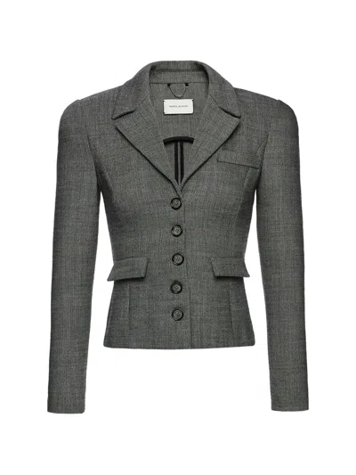 Magda Butrym Buttoned Blazer In Gray
