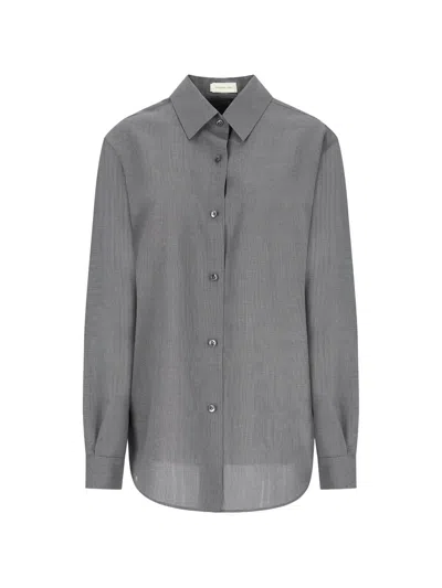 Magda Butrym Buttoned Shirt In Gray