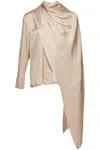 Magda Butrym Dress In Neutrals