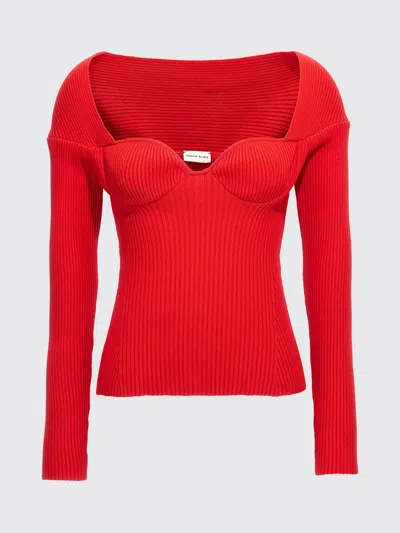 Magda Butrym '06' Knitwear Sweater Off-the-shoulder Design In Red