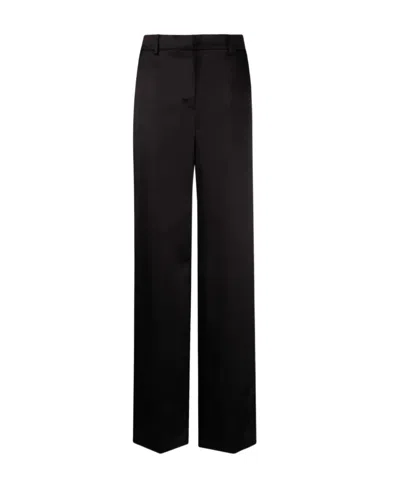 Magda Butrym Casual Pants With Belt Loops In Black