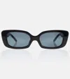Magda Butrym Cat-eye Acetate Sunglasses In Black/ Grey