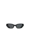 Shop Magda Butrym Crystal Embellished Sunglasses In Gray