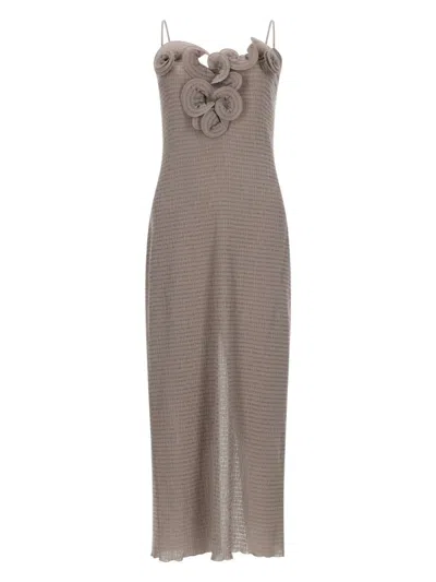 Magda Butrym Chic Mini Dress For Women - Ss26 Collection In Brown