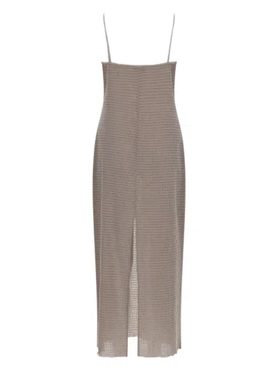 Magda Butrym Chic Mini Dress For Women - Ss26 Collection In Brown