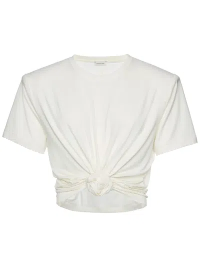 Magda Butrym Chic Mini T-shirt For Women In White