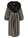 Magda Butrym Coat 07 Coats And Trench Coats Gray In Blue
