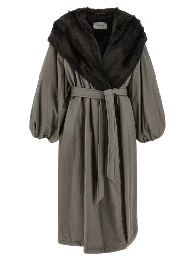 MAGDA BUTRYM COAT 07 COATS AND TRENCH COATS GRAY