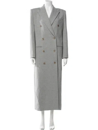 Pre-owned Magda Butrym Coat In Grey