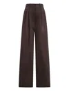Magda Butrym Corduroy Trousers In Brown