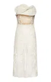 Magda Butrym Cotton-blend Lace Midi Dress In White