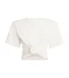 Magda Butrym Tshirt 02 Topwear In Beige Cellulose In White