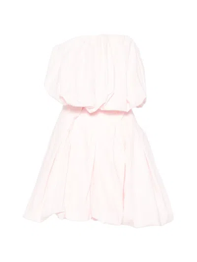 Magda Butrym Cotton Poplin Dress In Pink