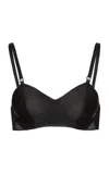 Magda Butrym Cotton-silk Bralette In Black
