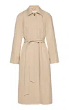 MAGDA BUTRYM COTTON-SILK TRENCH COAT