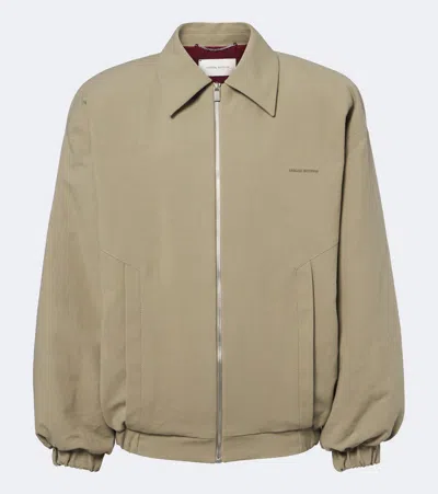 Magda Butrym Cotton Twill Blouson Jacket In Neutral