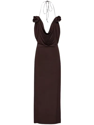 MAGDA BUTRYM COWL-NECK DRESS