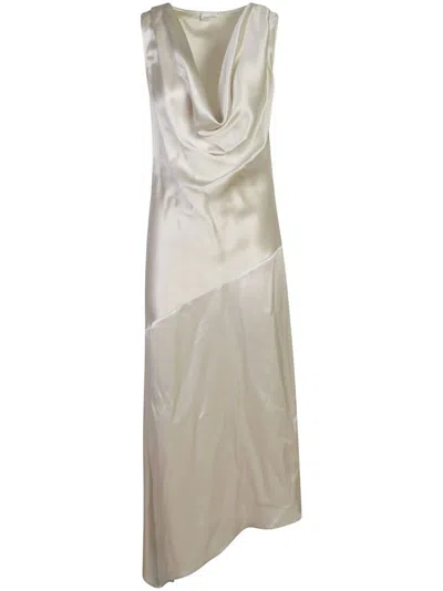 MAGDA BUTRYM COWL-NECK SILK DRESS