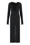 Magda Butrym Crepe Dress In Black