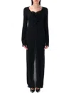 Magda Butrym Crepe Dress In Black