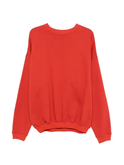Magda Butrym Crew-neck Sweatshirt In Red