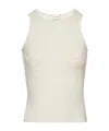 Magda Butrym T-shirt Crochet Bra In White